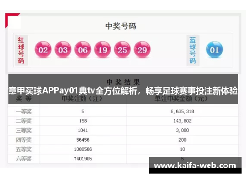 意甲买球APPay01典tv全方位解析，畅享足球赛事投注新体验